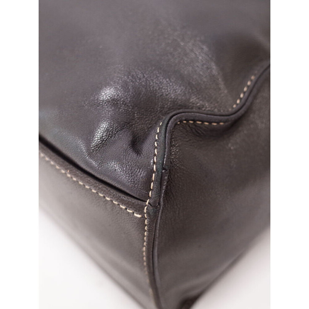 Prada vintage black soft calf leather tote bag - Picture 5 of 9
